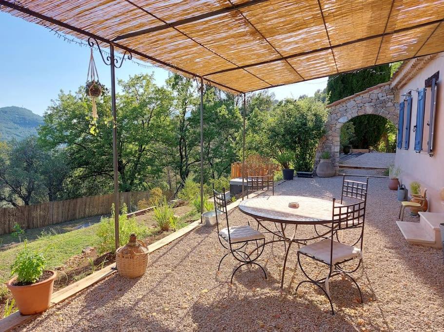 Maison A La Campagne Avec Spa Et Piscine トゥレット・シュル・ルー エクステリア 写真
