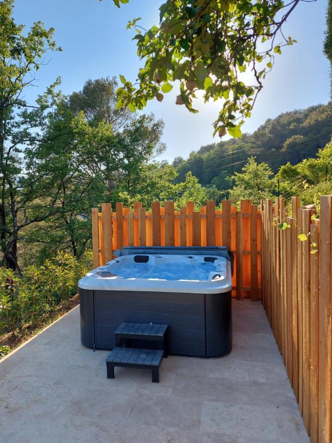 Maison A La Campagne Avec Spa Et Piscine トゥレット・シュル・ルー エクステリア 写真